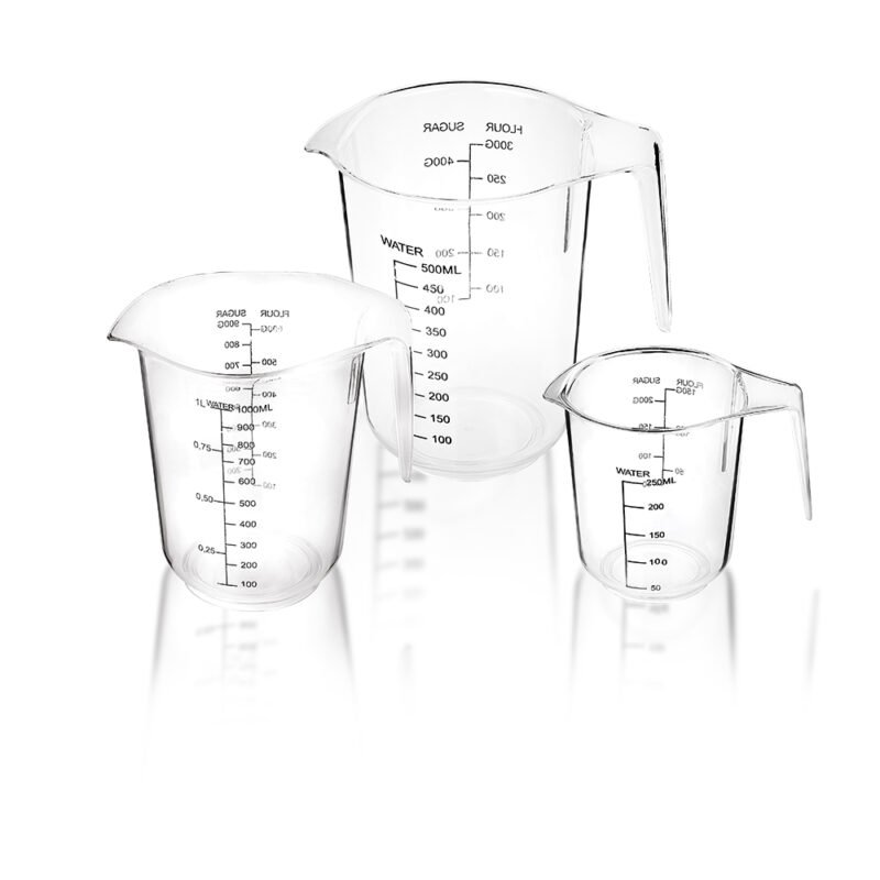 Measure Water Aqua Measuring Jug 3 Pcs Set - Bager